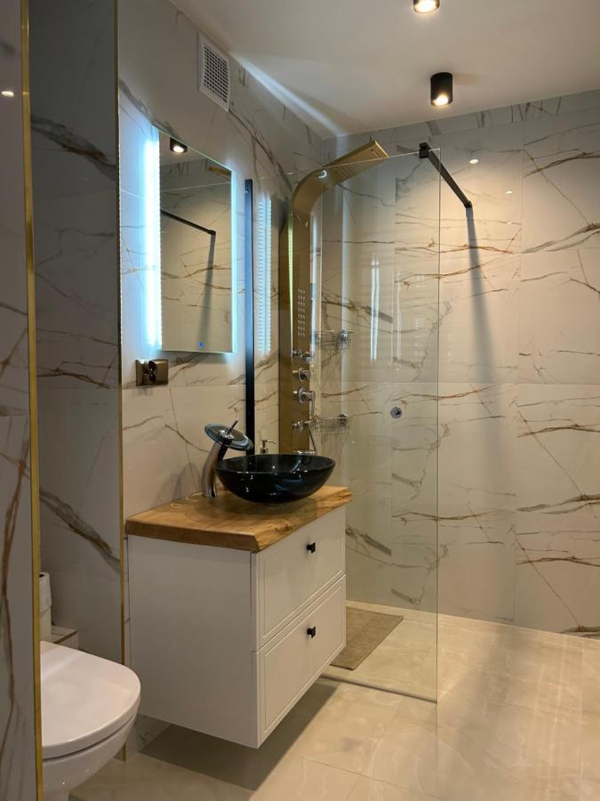 Apartament Z Widokiem Na Gdansk I Zatoke Free & Priv Parking Esterno foto