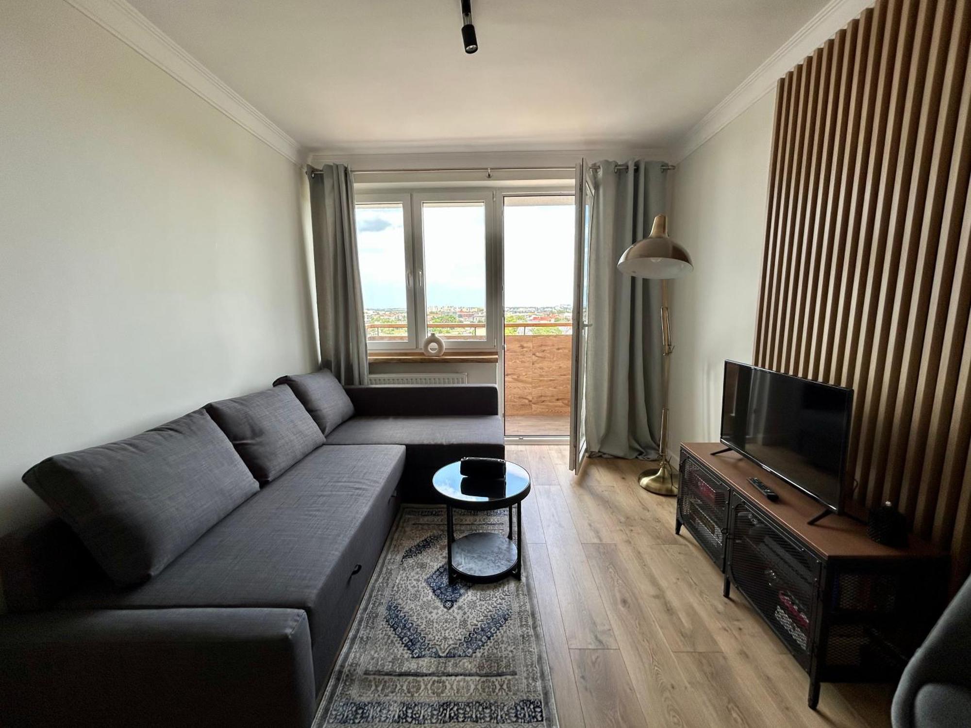 Apartament Z Widokiem Na Gdansk I Zatoke Free & Priv Parking Esterno foto
